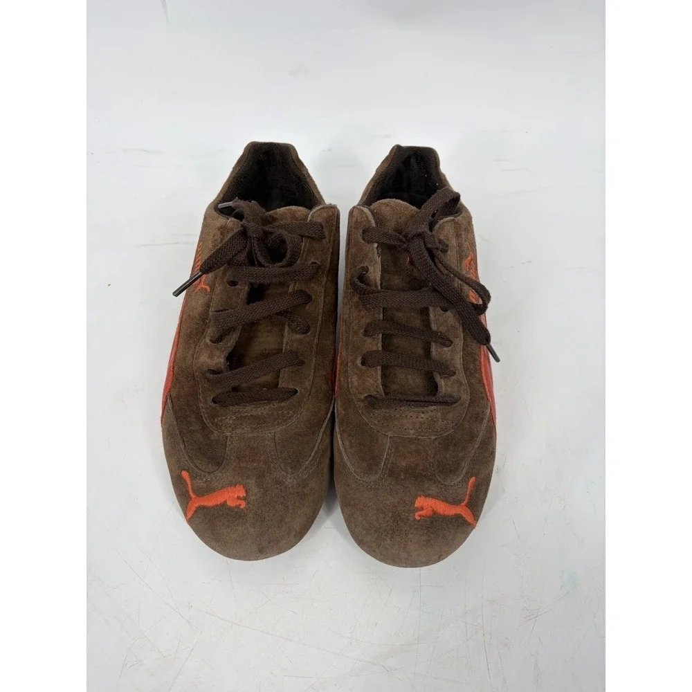 PUMA Speedcat OG Mens Size 7.5 Orange & Brown Sneakers / Shoes